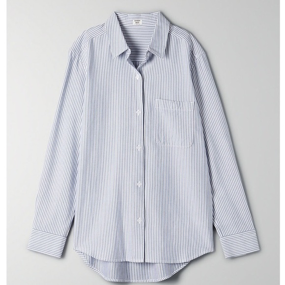 📌 NWT Sunday Best by Aritzia B/W Montana Shirt - Picture 3 of 6